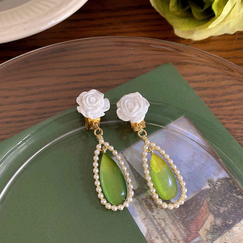 Rosélune Drop Earrings