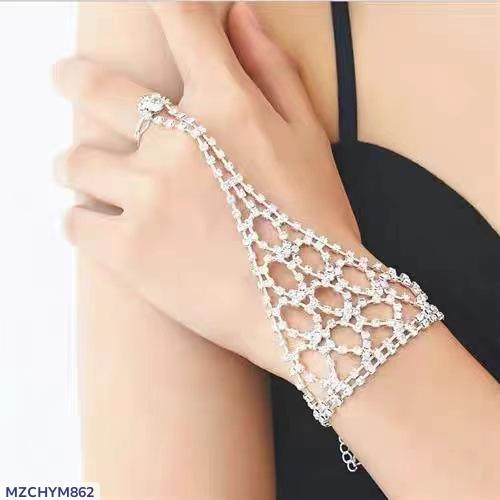 Crystal Lattice Hand Harness Bracelet