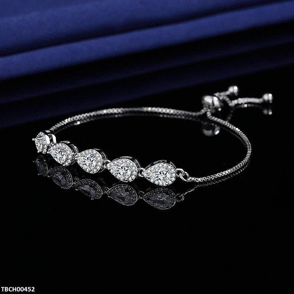 Crystal Drops Adjustable Bracelet
