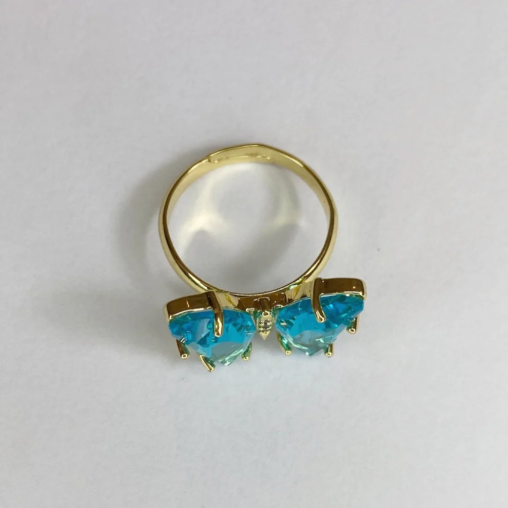 Butterfly Crystal Ring