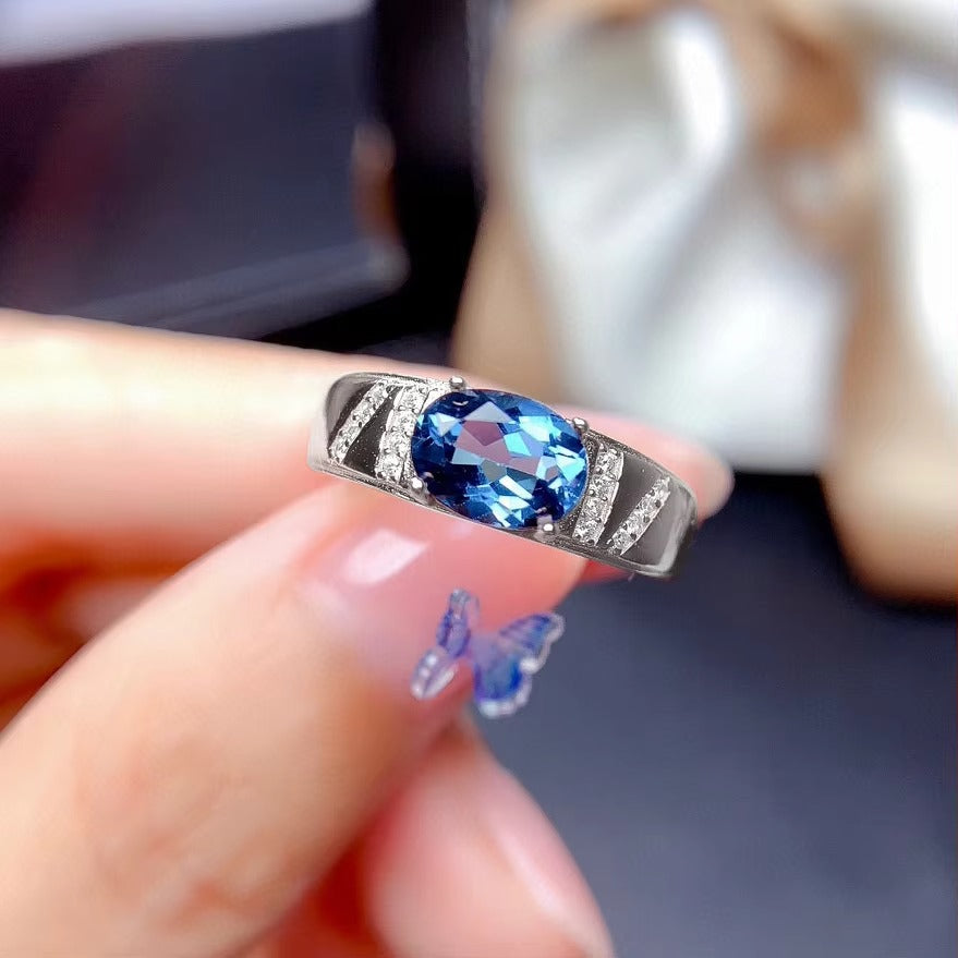 Midnight Spark Ring