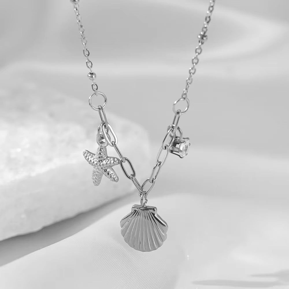 SeaWhisper Charm Necklace