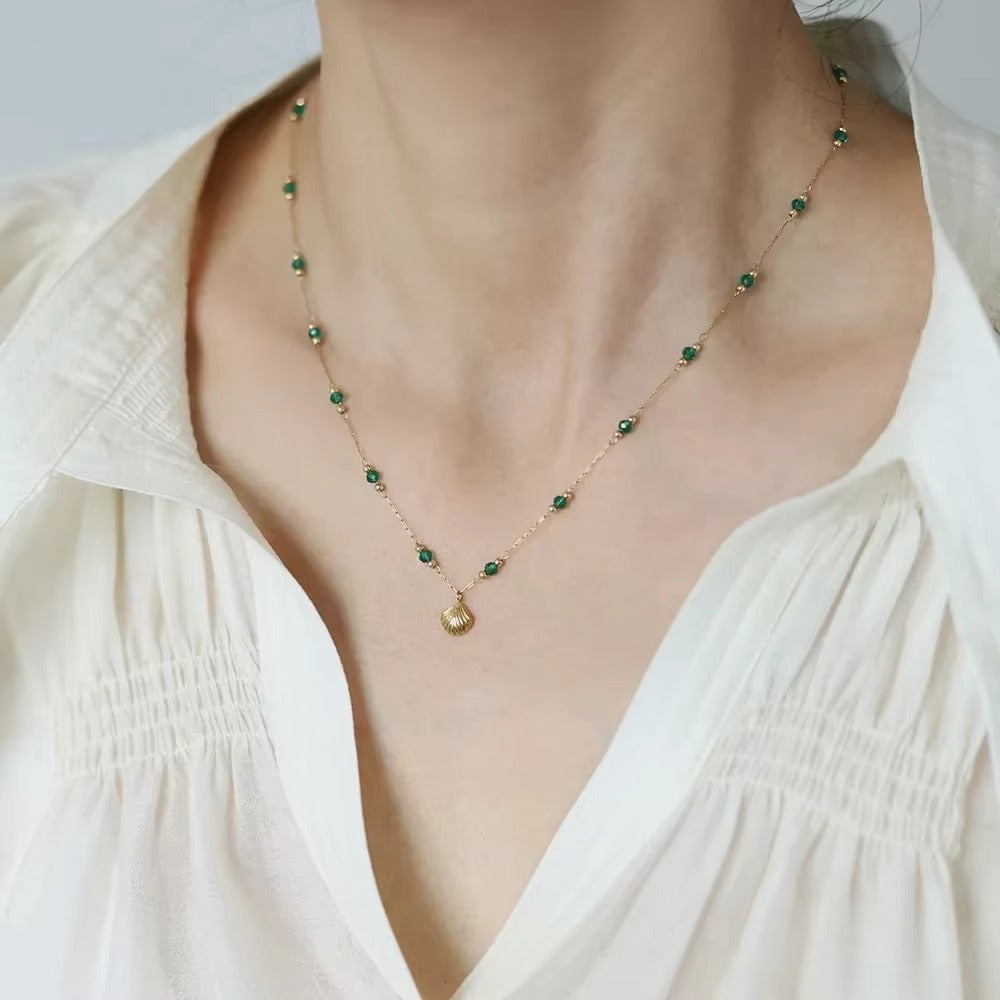 Ocean Bloom Shell Necklace